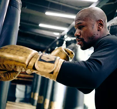 Advanced Bag Work class at Mayweather Boxing + Fitness