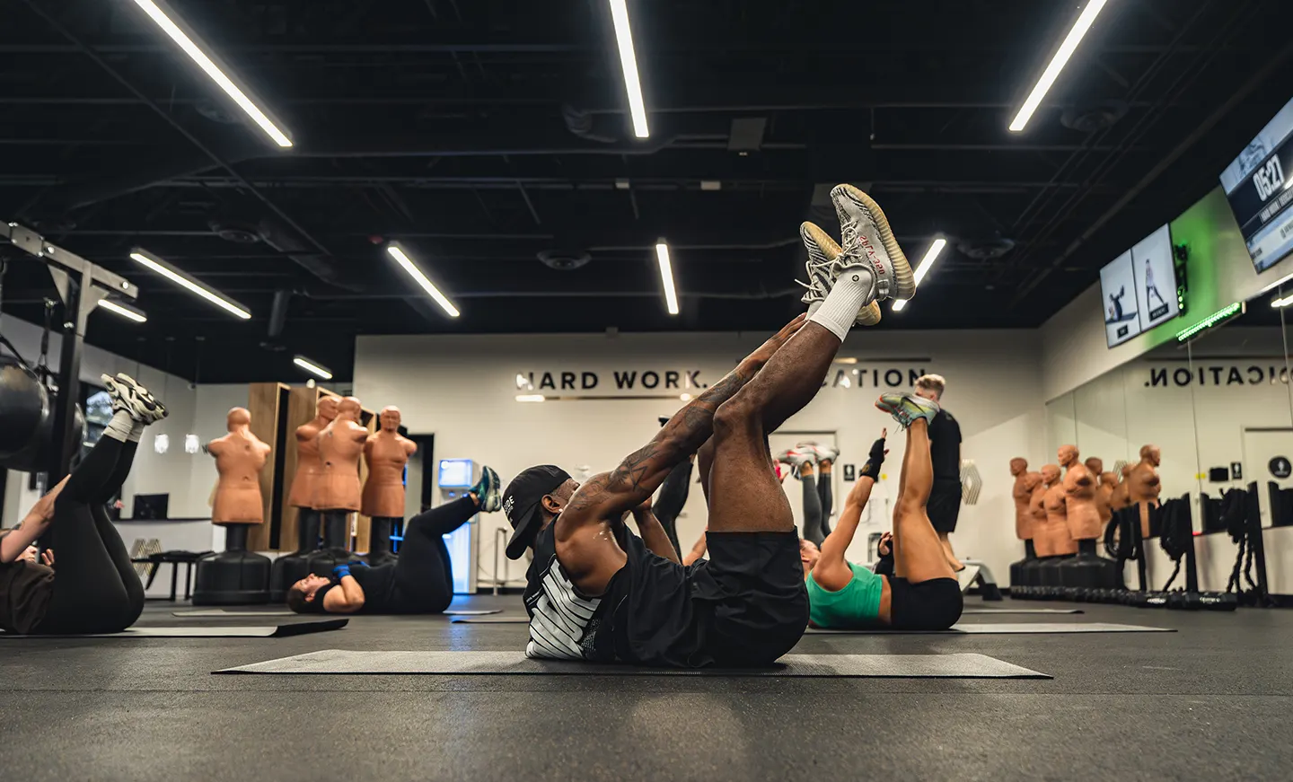 CORE class at Mayweather Boxing + Fitness
